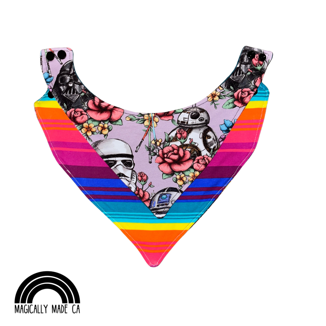 Floral Wars Bib Set