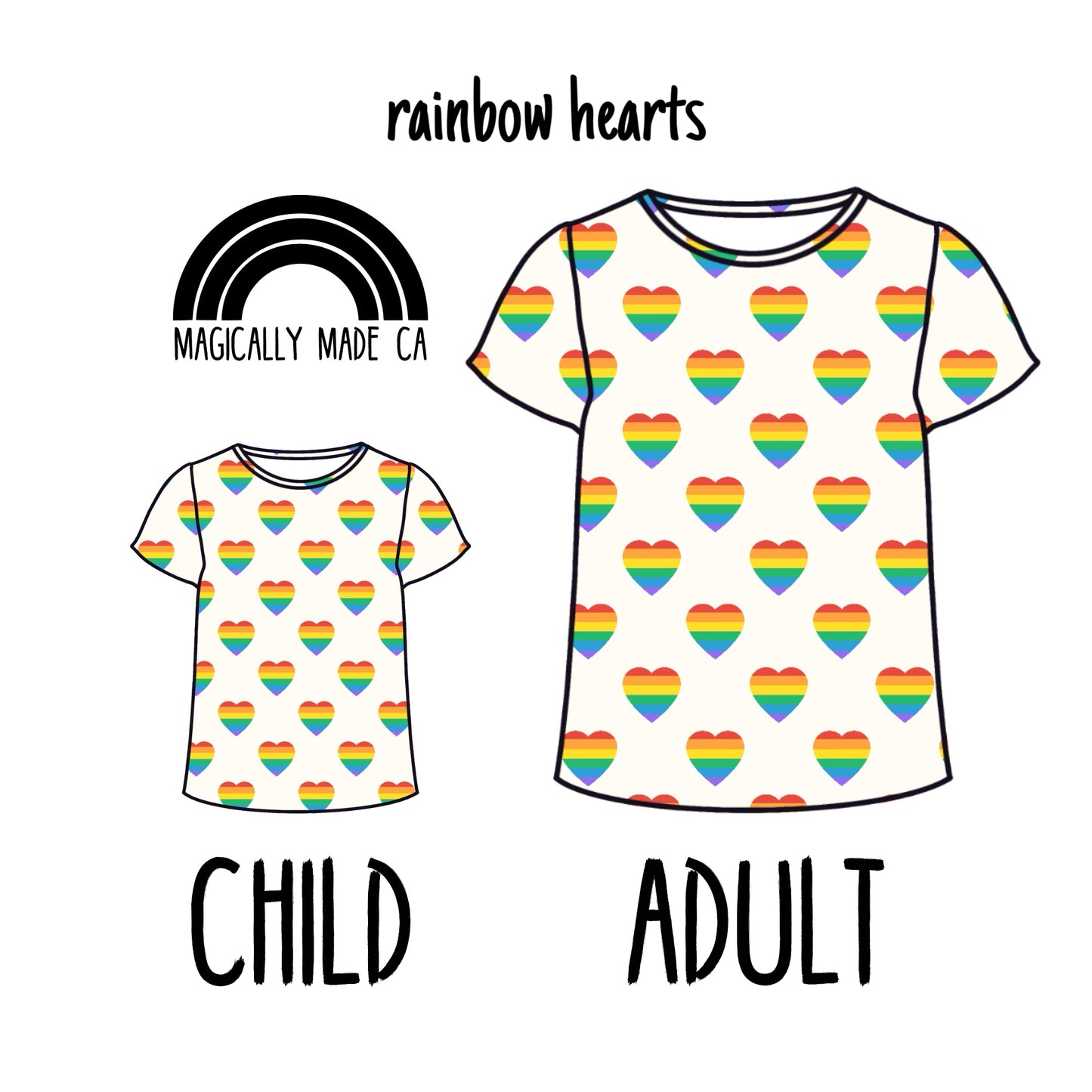 Pride Tee Shirts (all sizes)