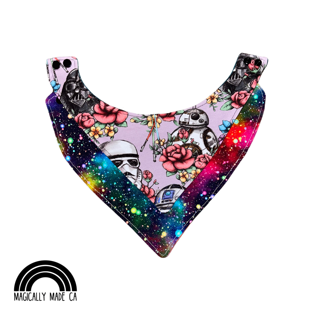 Floral Wars Bib Set