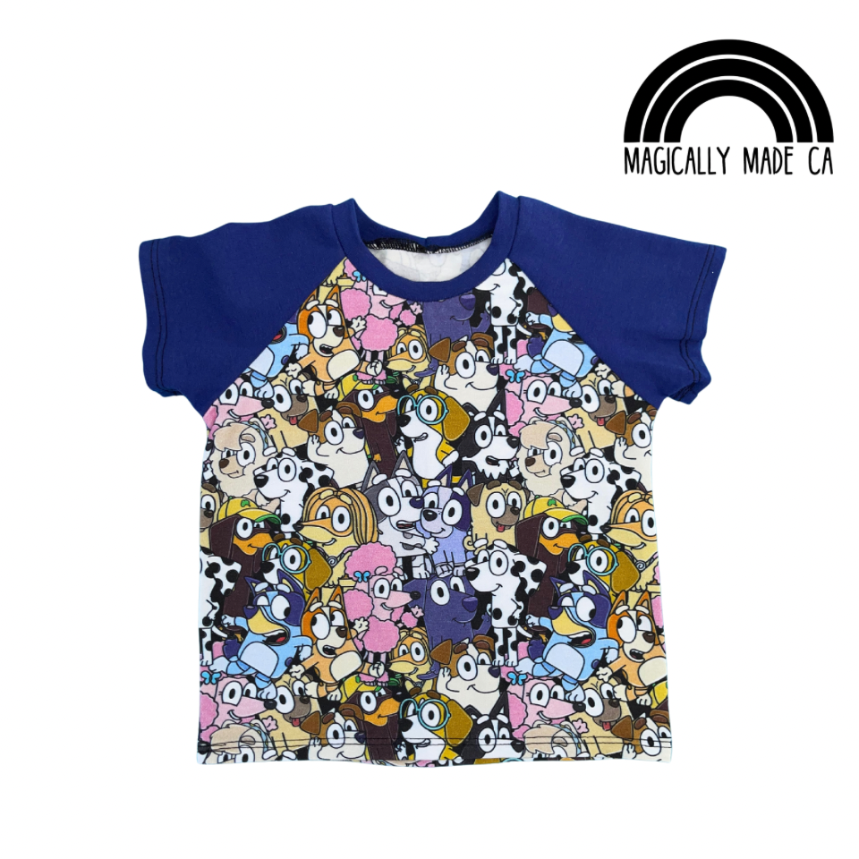 Blue Dog Friends Tee