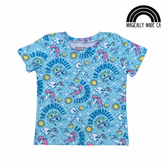 Snowman Summer Tee Shirt