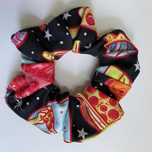 Pizza Alien Scrunchie