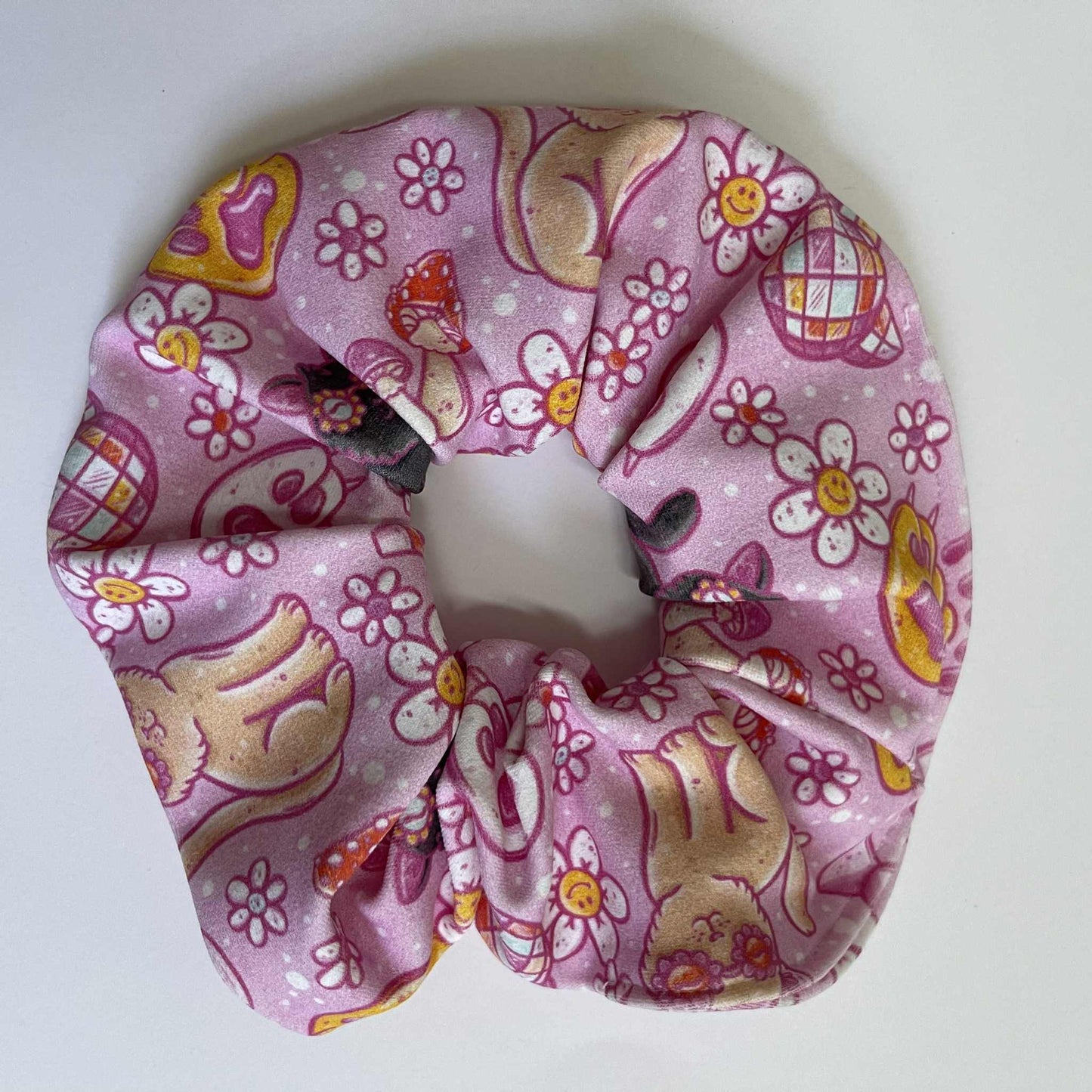 Disco Cats Scrunchie