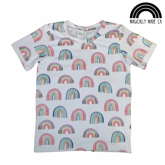 Watercolor Rainbow Tee